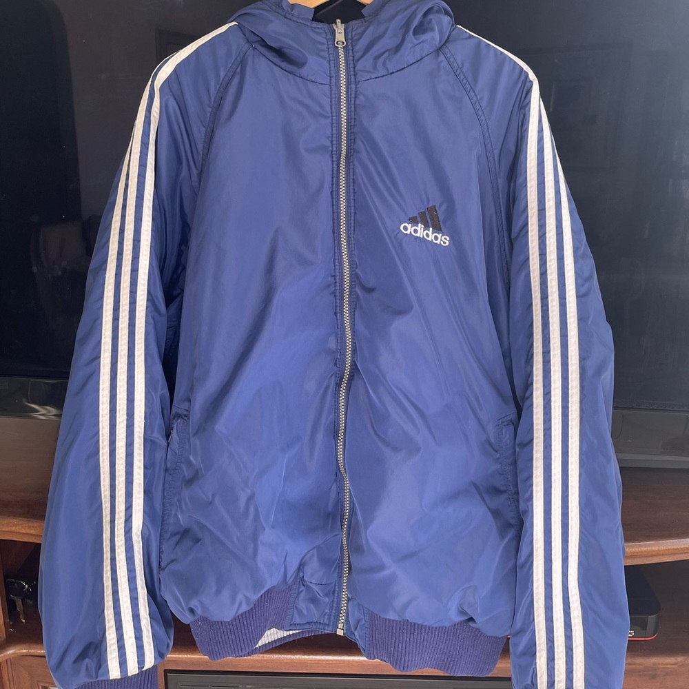 OG Adidas Puffer. Reversible!! 🔥 🚨
